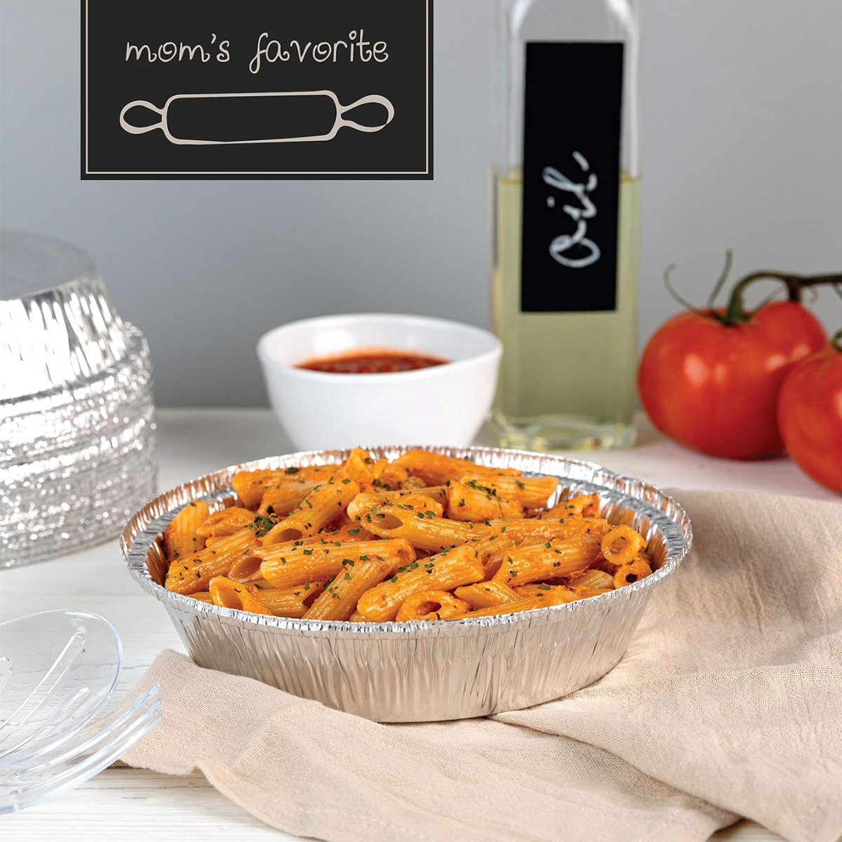 Ready Restock 8” Round Aluminum Pans With Lids – 20 Pack
